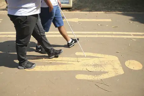 A 1ª Caminhada Nacional da Luta dos Direitos das Pessoas com Deficiência no Parque da Cidade, em Brasília