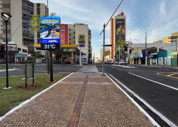 Prefeitura de Marília firma parceria com Unimed para instalação de relógio digital no centro