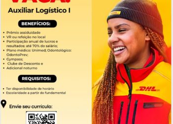 Mutirão de Empregos da DHL oferece vagas para Auxiliar Logístico em Marília