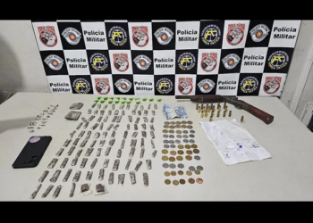 Polícia Militar prende traficante e apreende arma e munições em Marília