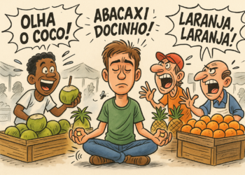 Difícil ser zen no meio da gritaria