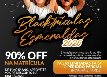 Colégio Esmeraldas lança ‘Blacktrículas’ com descontos de até 90%