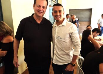 Presidente da Câmara de Lupércio se encontra com secretário de Estado Kassab em Marília