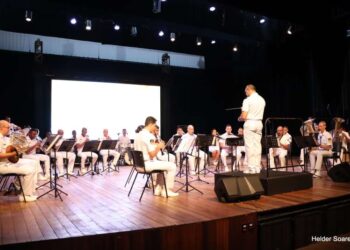Marília, 97 anos: Banda de Música do 8º Distrito Naval se apresenta no Teatro Municipal em concerto especial pelo aniversário da cidade