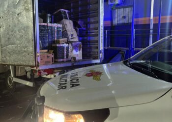 Polícia Rodoviária apreende carga de eletrônicos avaliada em R$ 2 milhões em Salto Grande