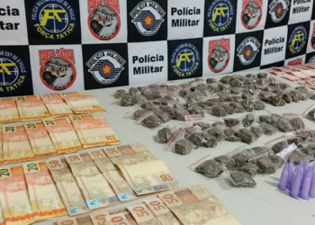 Força Tática detém homem e apreende grande quantidade de entorpecentes na zona Norte