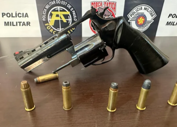 Força Tática prende dois homens por posse de arma em Herculândia