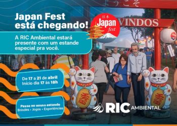 RIC Ambiental participa do Japan Fest 2026 com ações interativas e sorteio para clientes