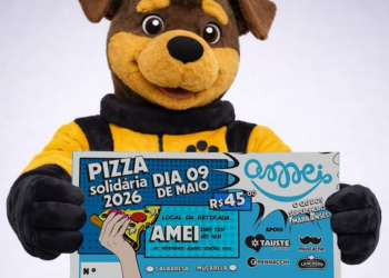 Amei promove venda de pizza solidária no próximo sábado, dia 9, em prol de entidades assistenciais