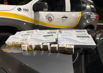 TOR apreende medicamentos para emagrecimento em rodovia de Palmital