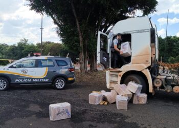 Policiamento Rodoviário apreende mais de 440 quilos de maconha em Palmital