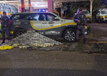 Perseguição do TOR apreende fuzis e quase 150kg de drogas em Ourinhos