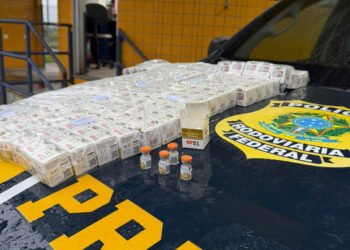 PRF apreende 220 caixas de medicamentos emagrecedores na divisa entre São Paulo e Paraná