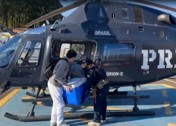 Agilidade aérea viabiliza transporte de fígado para transplante no Interior de São Paulo