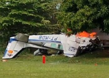 Autoridades municipais confirmam 2 mortes e uma vítima grave no acidente aéreo desta quarta-feira, dia 10, em Marília