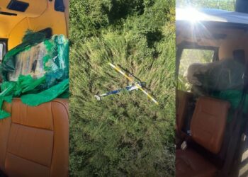 Perseguição aérea a helicóptero apreende quase 300 kg de cocaína 