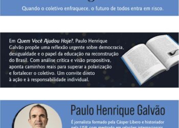 “Quem você ajudou hoje?” sugere que a educação focada no coletivo, e não no indivíduo, pode ser a chave para a construção de um país menos desigual