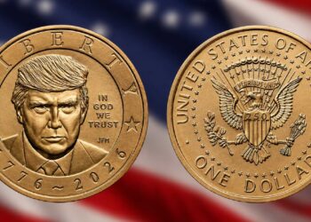 Trump lança moeda de US$ 1 com o próprio rosto