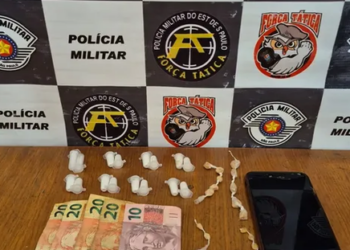 Polícia Militar apreende adolescente com drogas e dinheiro em Garça