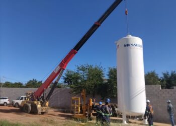 RIC Ambiental realiza manutenção programada para instalação de novo tanque de CO₂ no sistema de abastecimento do Nova Marília III